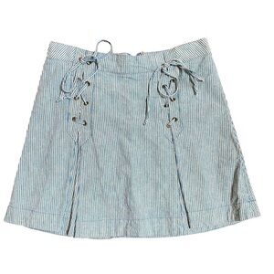 Free People Seersucker Stripe Skirt